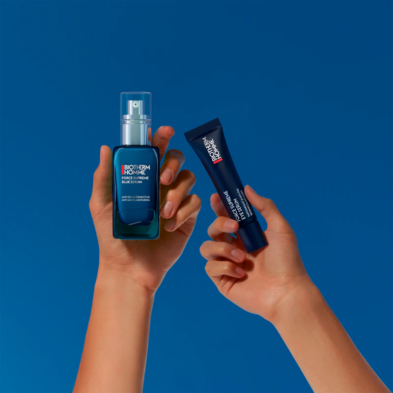 Sérum firmador antirrugas para a área dos olhos Biotherm Homme Force Supreme