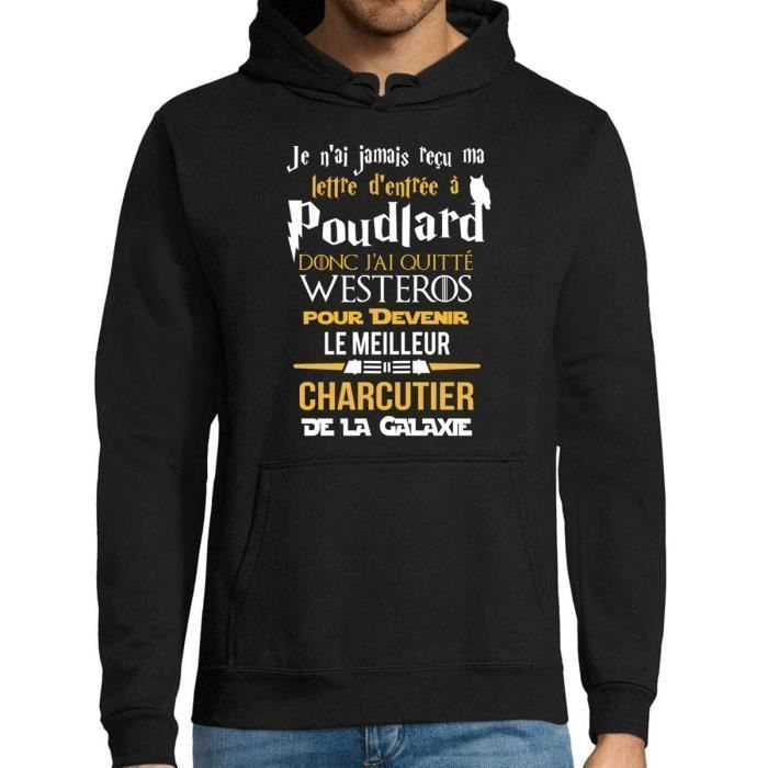 Butcher | The Best of the Galaxy | Men's Geek Fans Hogwarts - Game of Thrones - Star Wars Hoodie | Pullover Hoodie