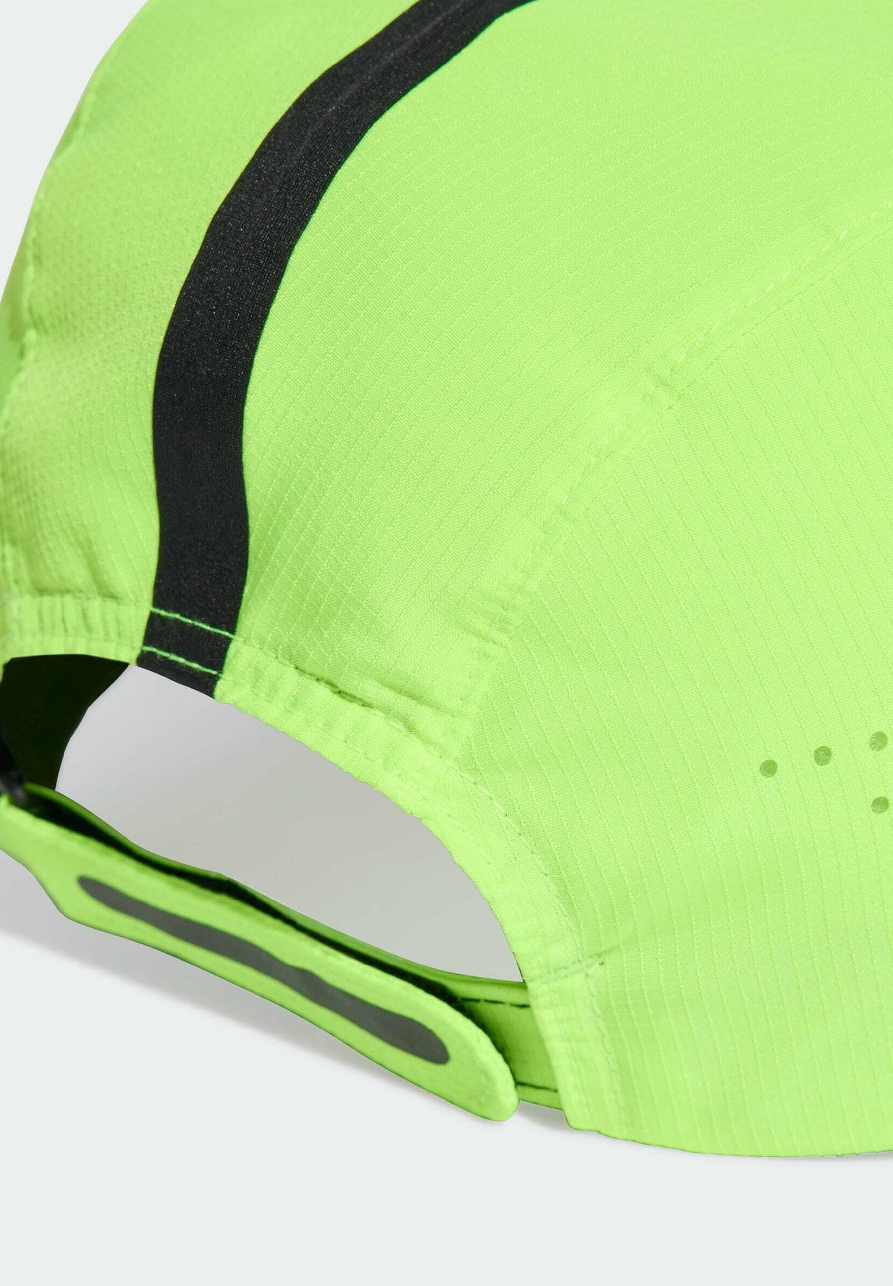 adidas Performance RUNXADIZ - Cap - helder citroengeel/zwart reflecterend