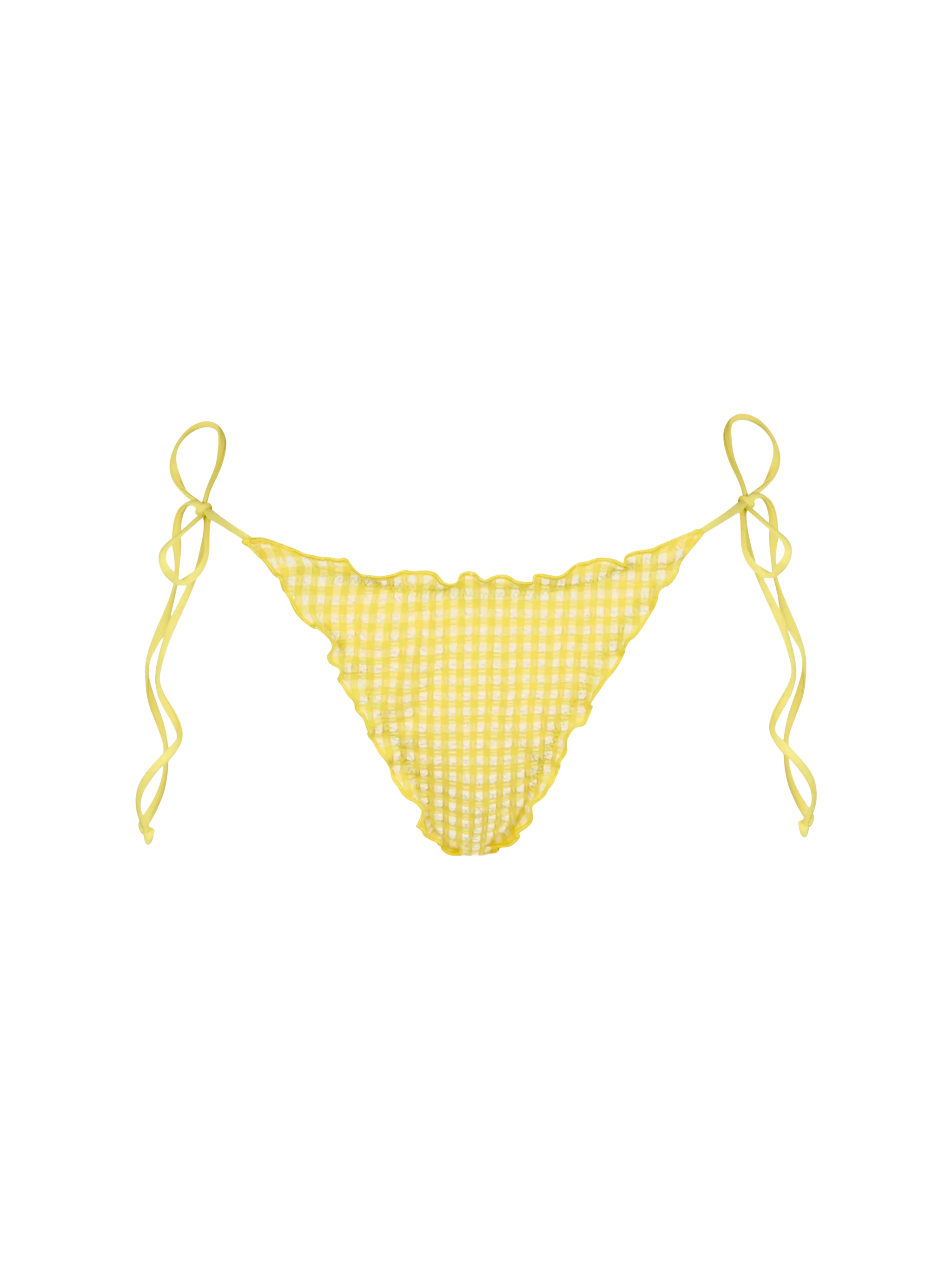 Casual seersucker zwembroek voor dames in Miami-stijl