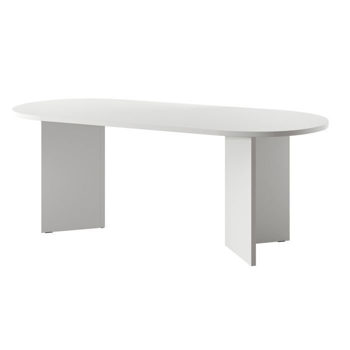 Table à manger - OVO - blanc - 90x204 cm