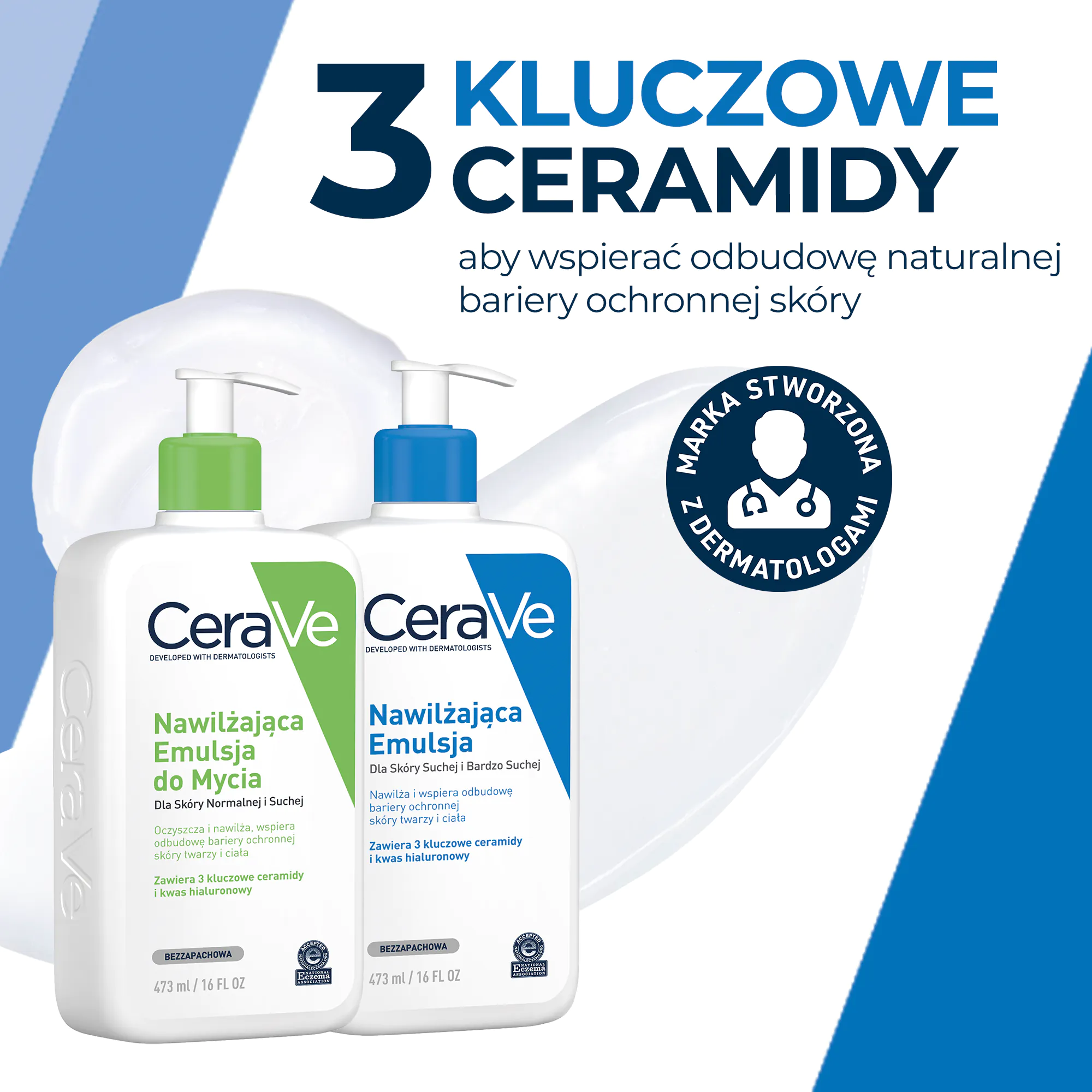 Cerave Zestaw (Nawilżająca emulsja do mycia+ Nawilżająca emulsja)