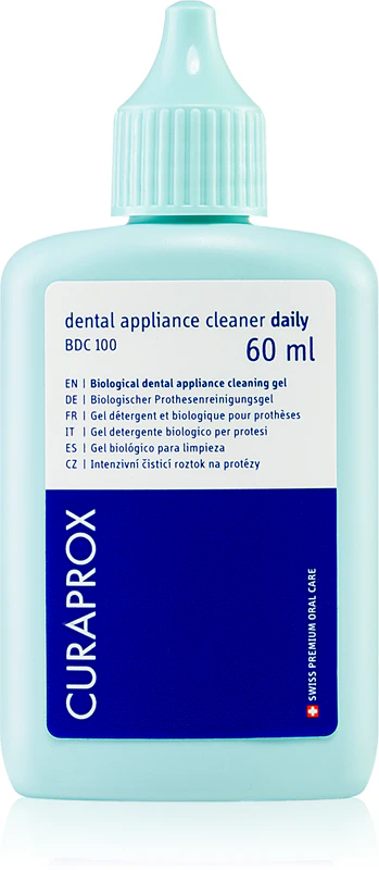 Solução para limpeza de dentaduras Curaprox BDC 100