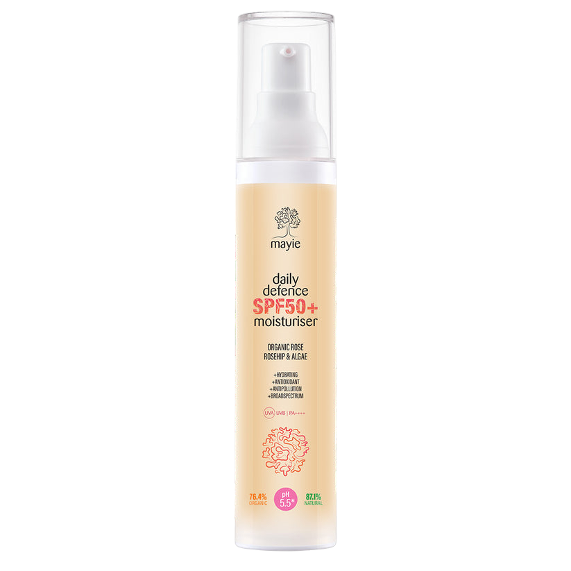 Crème hydratante Mayie Daily Defense avec protection solaire