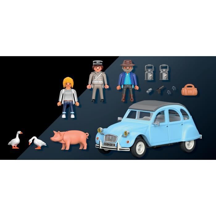 PLAYMOBIL 70640 Citroën 2CV, Classic Cars, Collectible Car, Adult, 3 Figures
