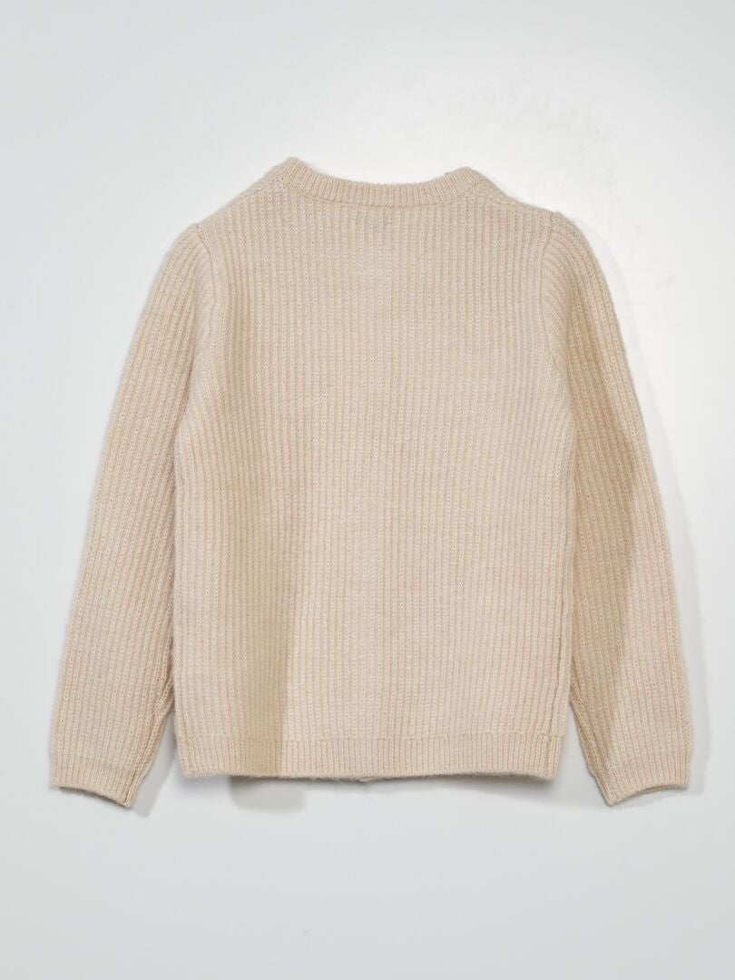 Opengebreid vest - ROZE