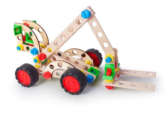 Alexander Toys - Construtor Júnior 3x1 - Empilhadeira
