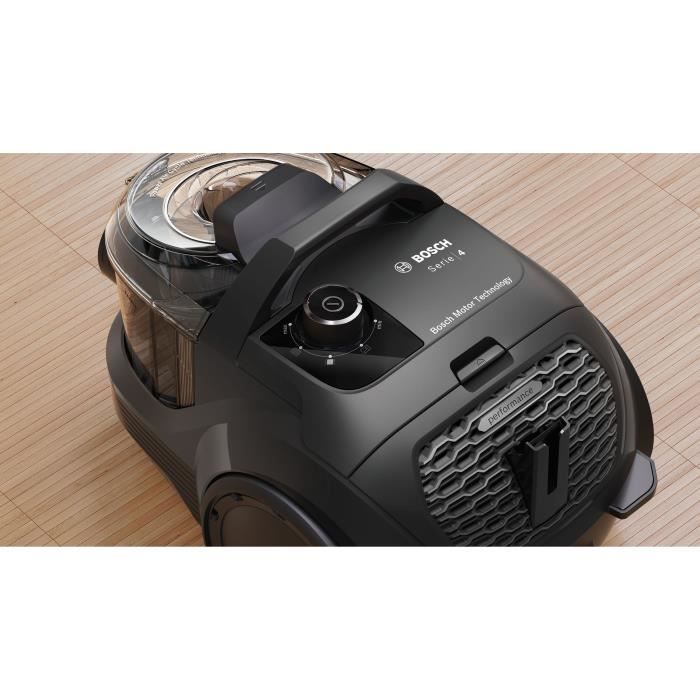 Aspiradora cilíndrica sin bolsa - BOSCH BGC21X300 - 550W - 2L - 76 dB - Negra