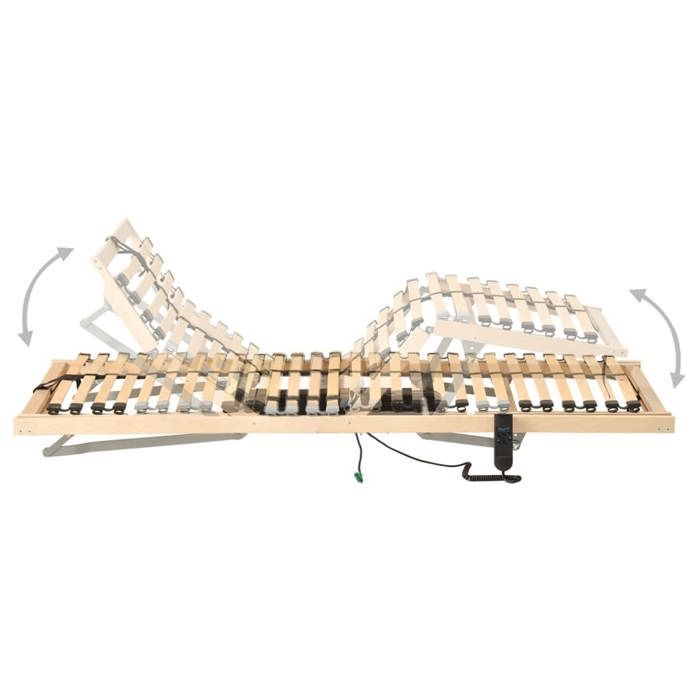 Base de cama eléctrica de láminas vidaXL con 28 láminas, 7 zonas, estructura de cama, dormitorio, hogar 321824