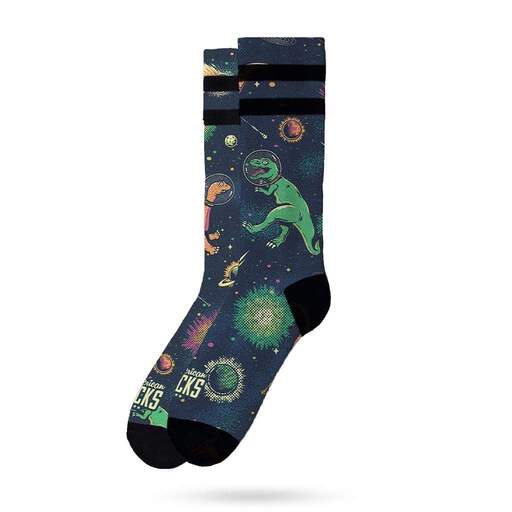 Calcetines American Socks  Space Dino Mid High