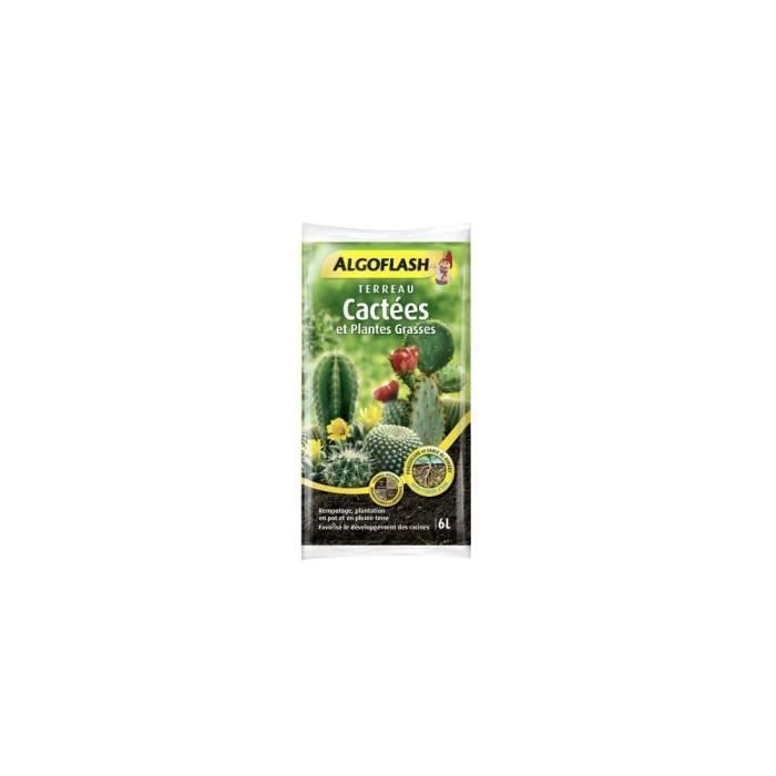 ALGOFLASH Substrato para Cactos e Suculentas 6L /nc
