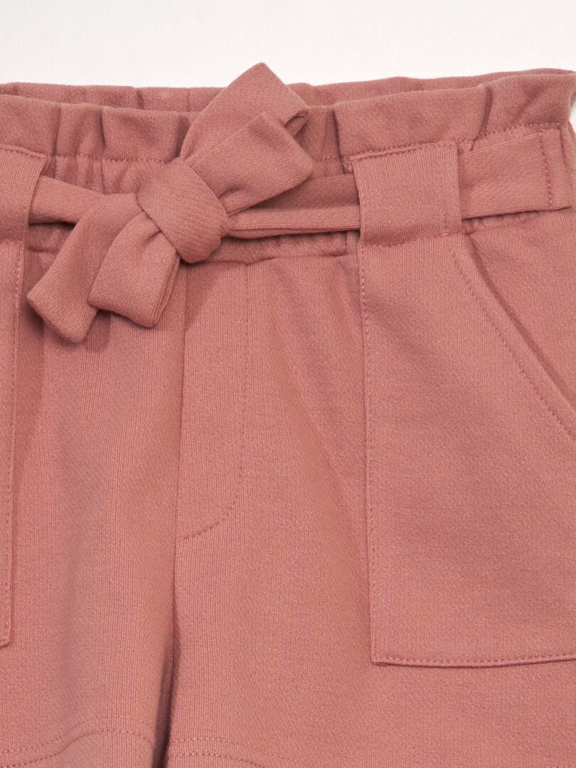 Fleece shorts - ROZE
