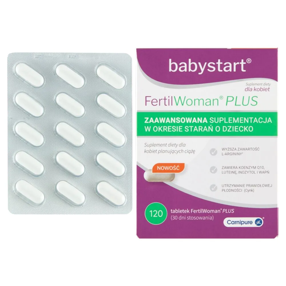 FertilWoman Plus, Preparat wspomagający płodność u kobiet, Tabletki