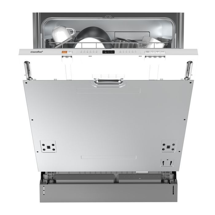 Lave-Vaisselle Encastrable 12 Couverts COMFEE CDWPB1215P - Programme Nuage, Schage Intensif, Dpart Diffr, Lavage Rapide 47 dB- B