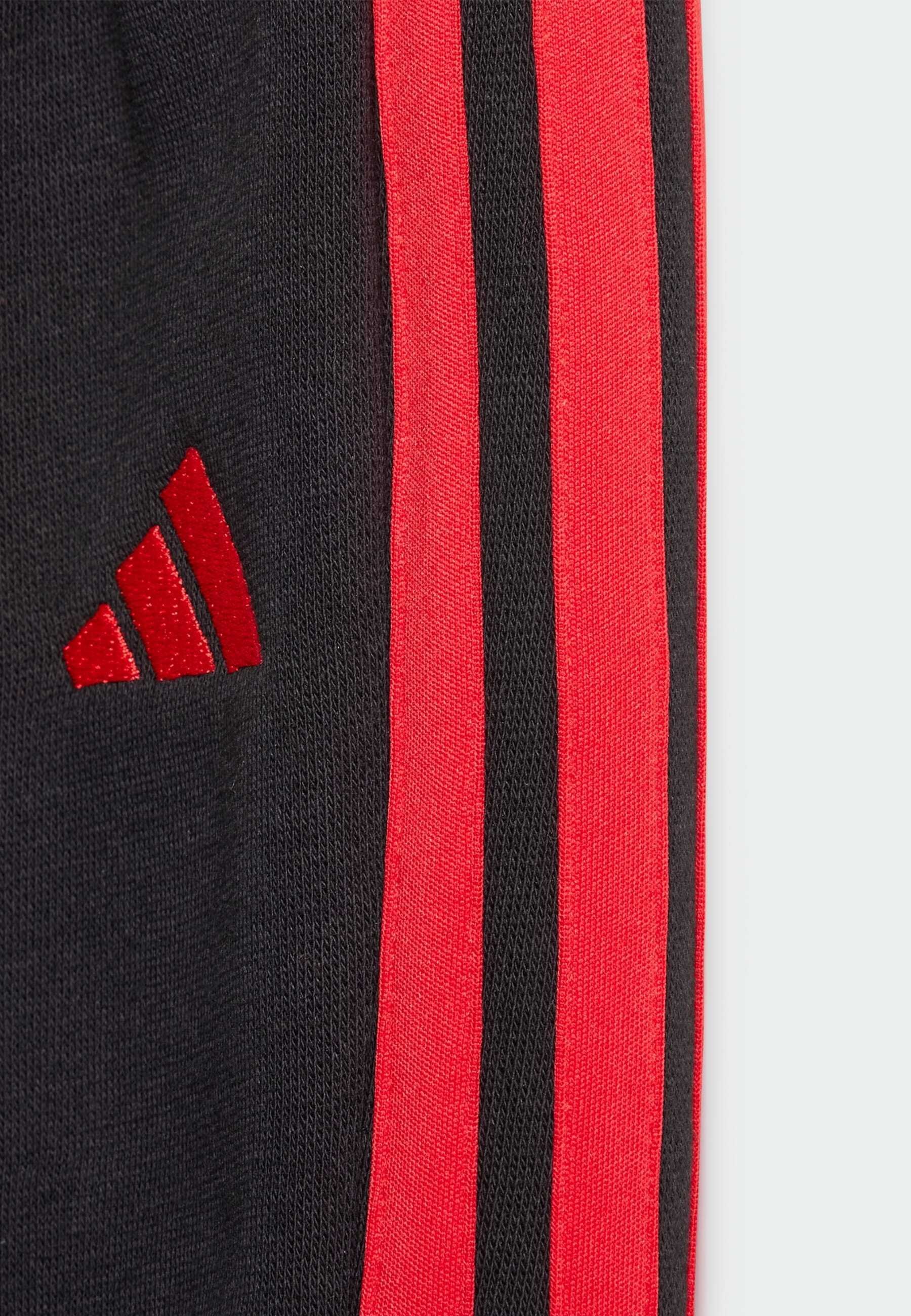 adidas Performance ESSENTIALS KIDS - Trenirka - čisto rubin crna