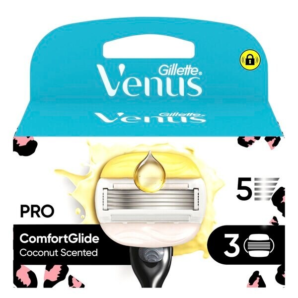 Nadomestna rezila Gillette Venus Pro ComfortGlide Coconut<br>3 kosi