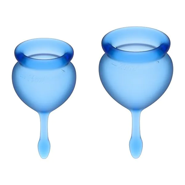 Satisfyer Feel Good Menstrual Cup Dark Blue