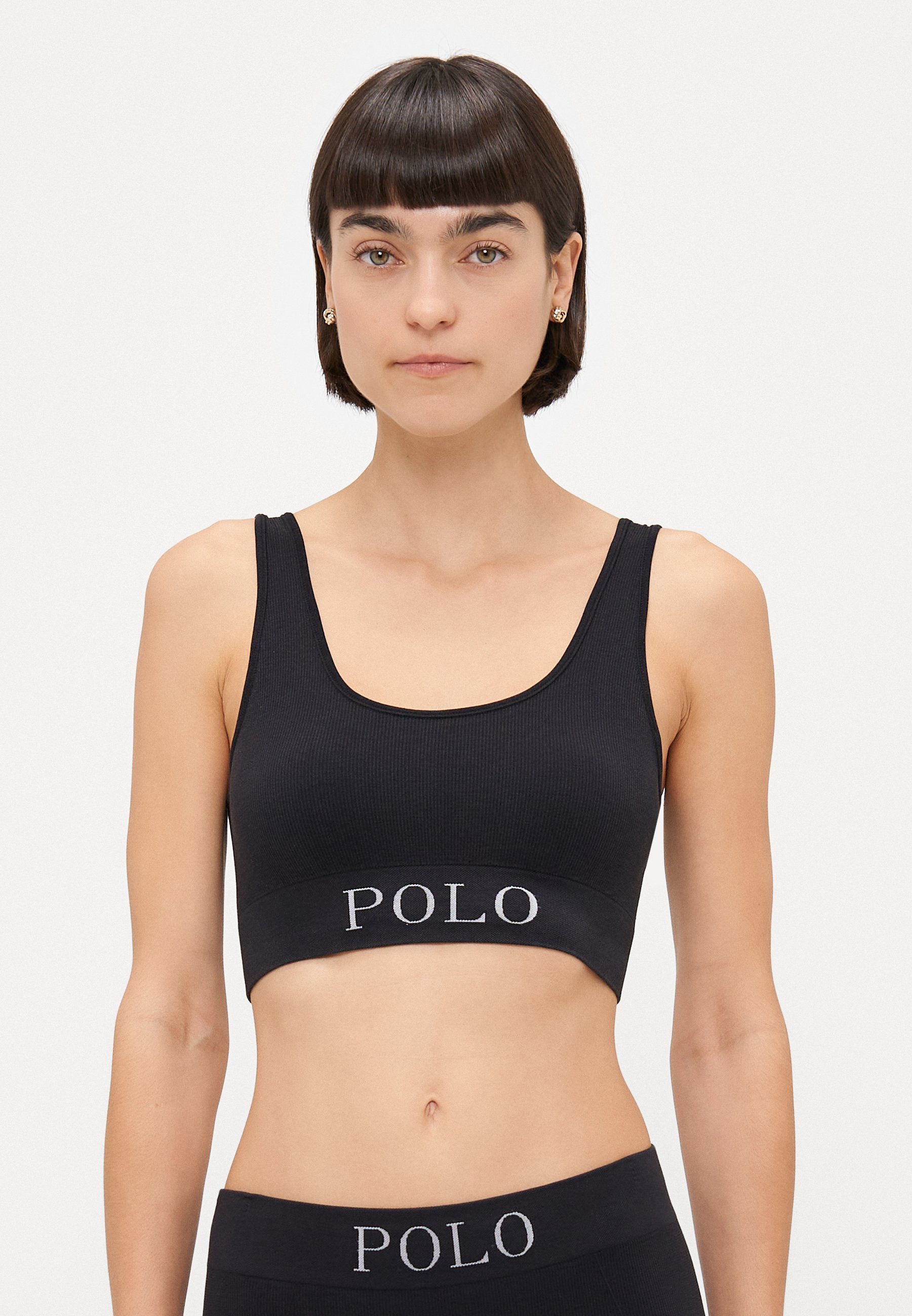 Polo Ralph Lauren AŠTRI NAKELĖ - Korsetas - onikso spalvos