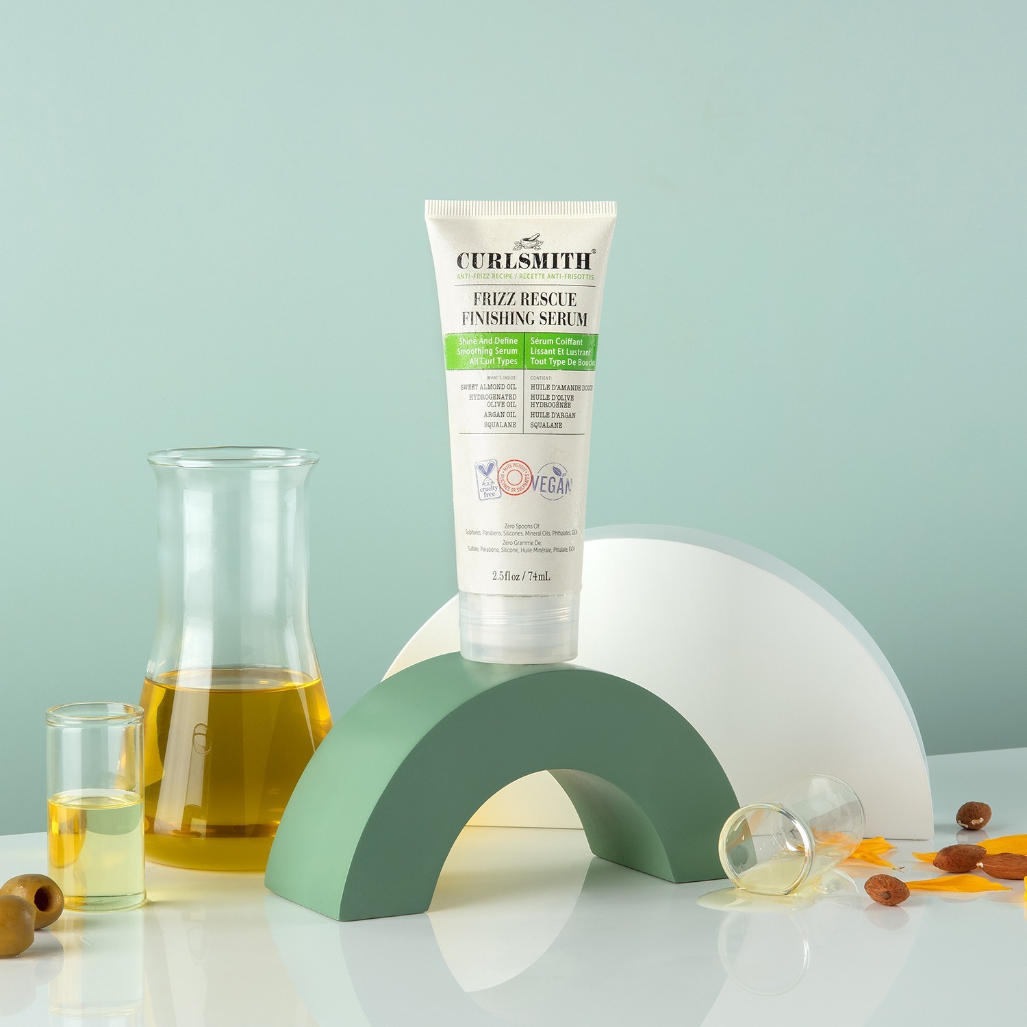 Sérum de finition anti-frisottis Curlsmith Hair Rescue - 74 ml