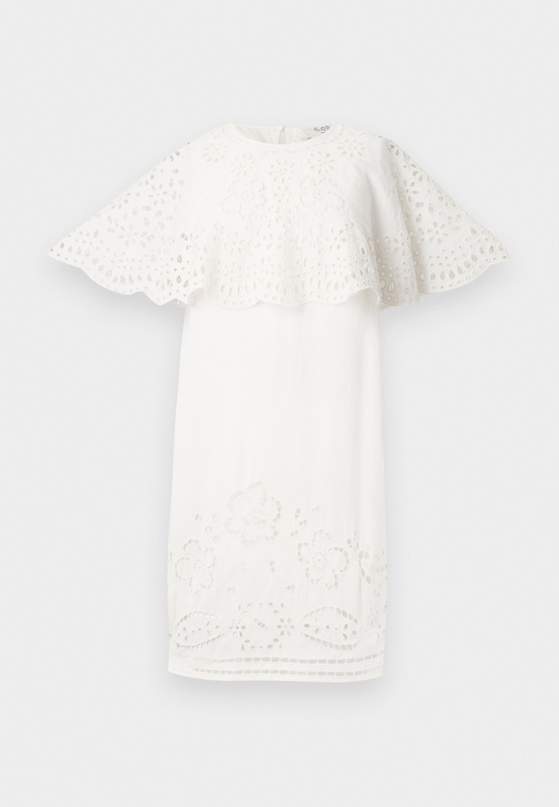 Vestido curto Sea LULA - Vestido para o dia a dia - branco