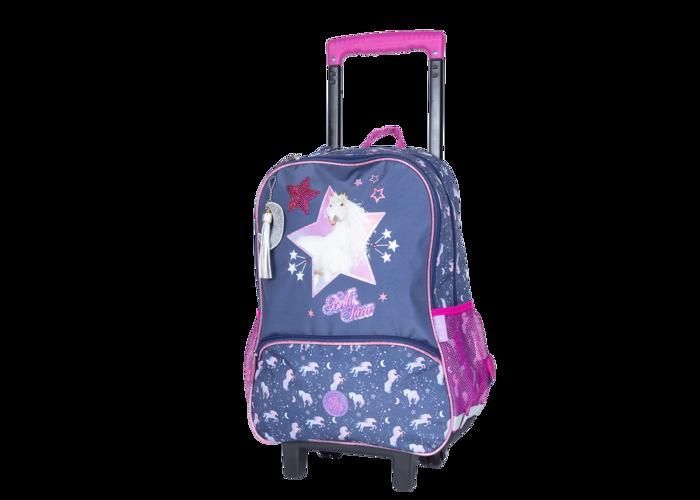 Zaino con ruote - BELLA SARA - COSMIC - Blu - 35cm x 43cm x 16cm - Bambina