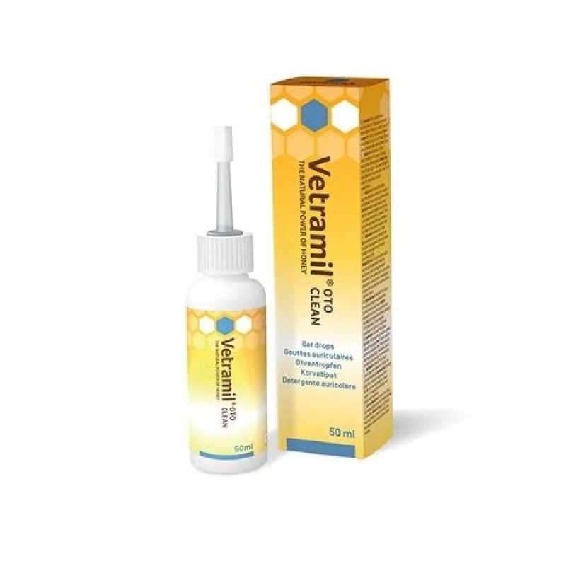 VETRAMIL Vetramil Oto Clean 50 ml, hygiène auriculaire à usage vétérinaire