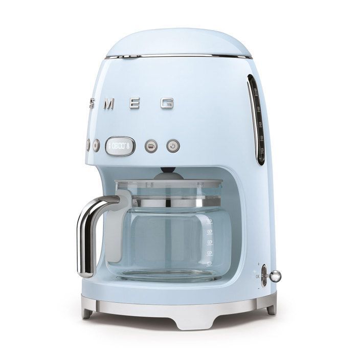 Macchina per caffè filtro - SMEG - DCF02PBEU - 10 tazze - 1050 W - Blu azzurro