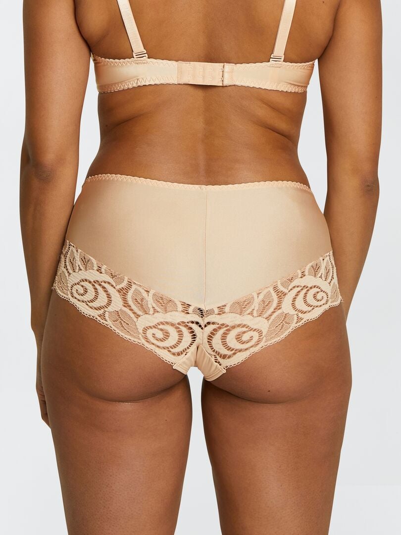 Kanten culotte 'Sans Complexe' - BEIGE
