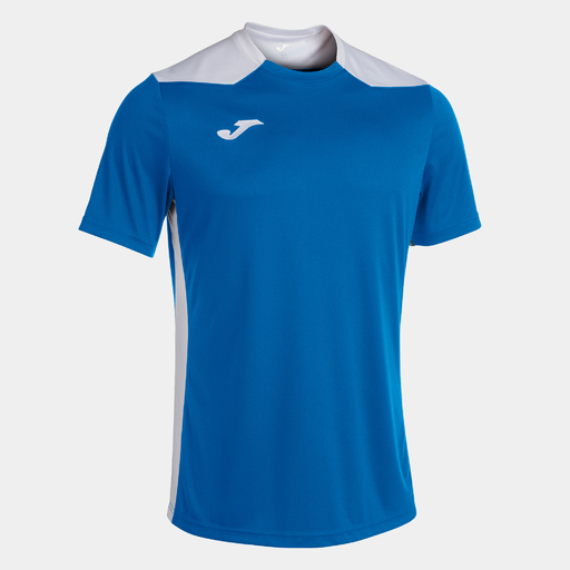Camiseta Manga Corta Joma Championship Vi Royal Blanco