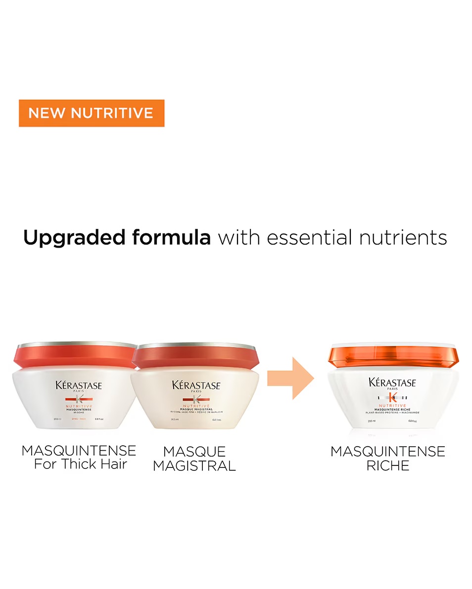 KÉRASTASE NUTRITIVE MASQUINTENSE RICHE HRANJIVA, MEKA MASKA ZA KOSU ZA SREDNJU/GUSTU VEOMA SUHU KOSU