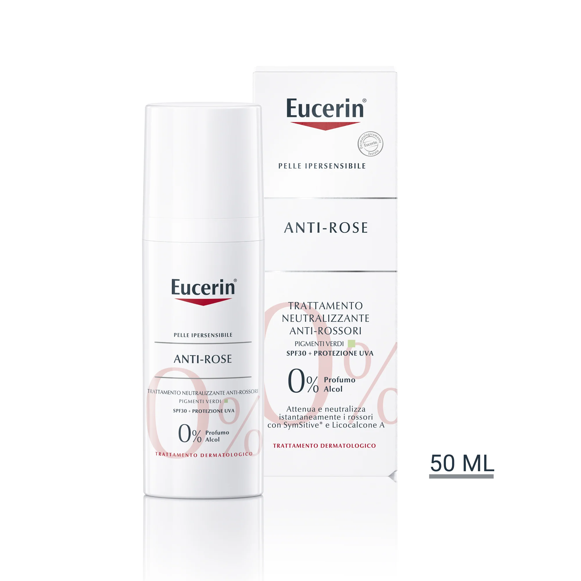 Pelle Ipersensibile ANTI-ROSE Trattamento Giorno Neutralizzante FP25 - Crema viso giorno lenitiva