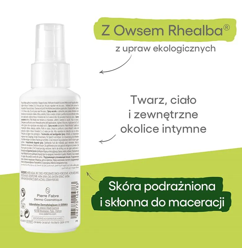 A-Derma Cytelium Spray osuszający