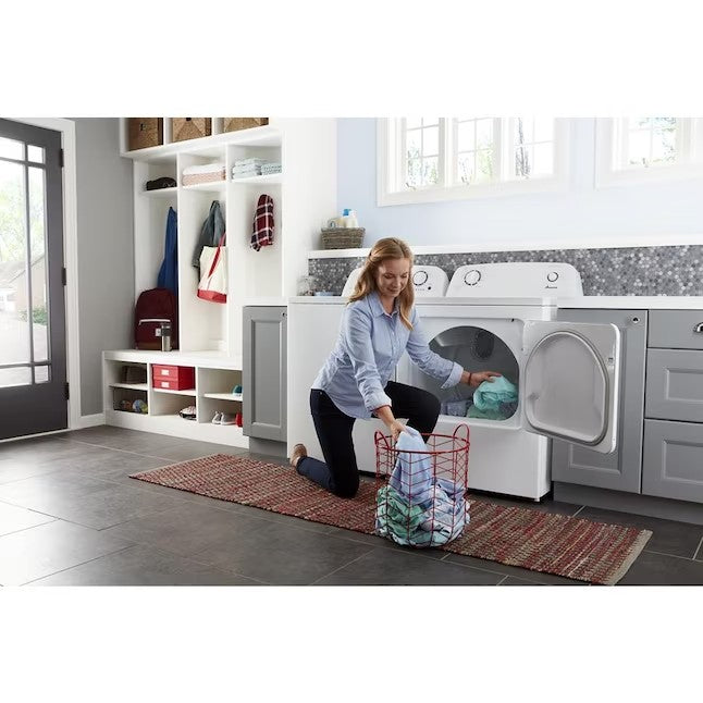 Amana 3,5-Kubikfuß-Toplader-Waschmaschine mit Rührwerk (Weiß)
