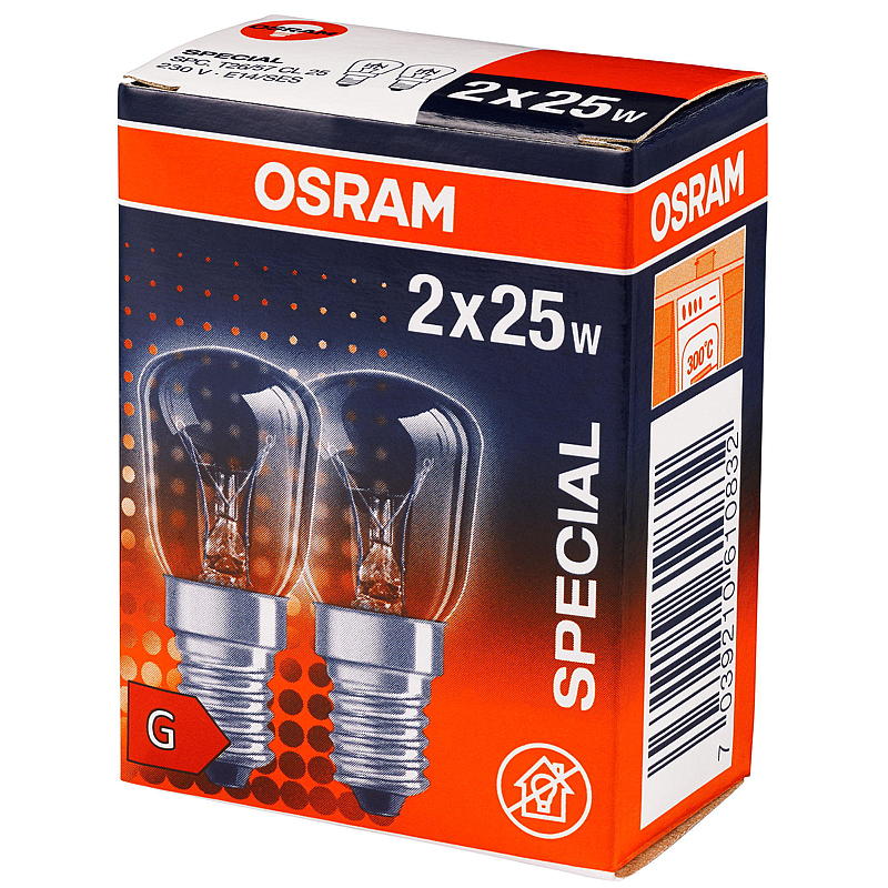 Osram gloeilamp mini 2-pack, 25 W E14 Osram