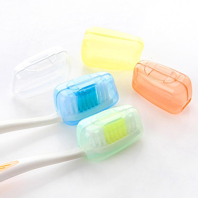 5 szt./zestaw plastikowe etui na szczoteczkę do zębów podróżne piesze wycieczki kempingowe przenośna nasadka ochronna na szczoteczkę podróżna nasadka na główkę szczoteczki