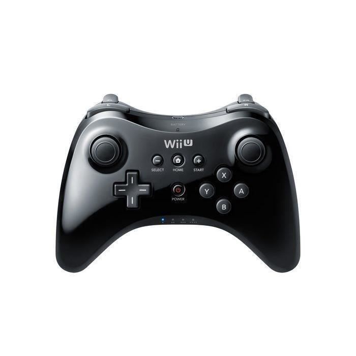 Wii Classic Controller, Wii U Pro Controller, Zwart