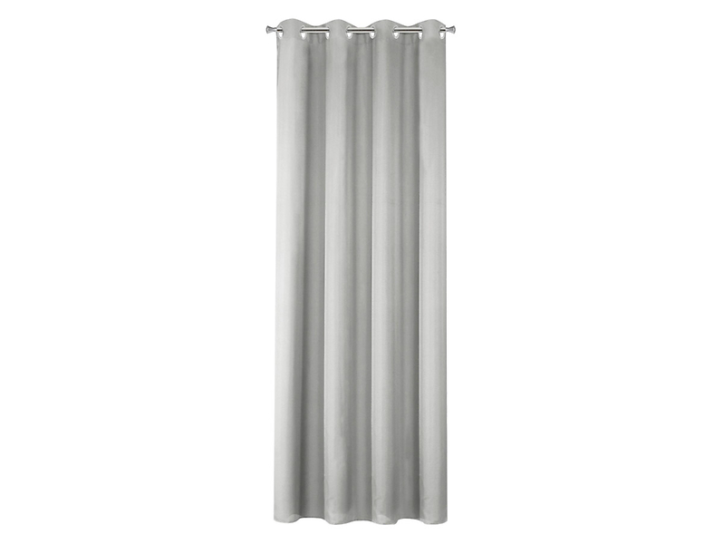 Zasłona Adore przelotki 140x250 cm szara