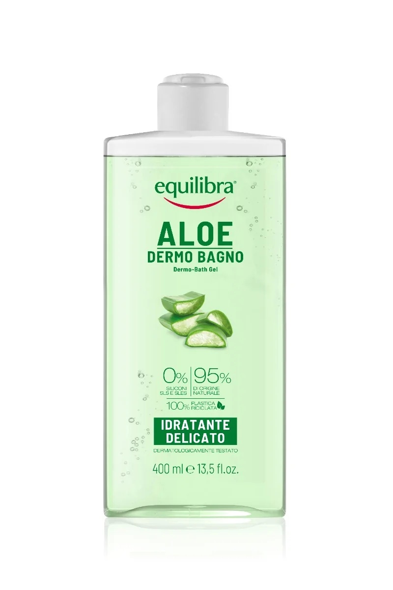 Equilibra Body Set: Equilibra Hydraterend Bad met Aloë Vera Dermo 400 ml + Geparfumeerde Bodylotion 100 ml + Verzachtende Bodycrème 200 ml