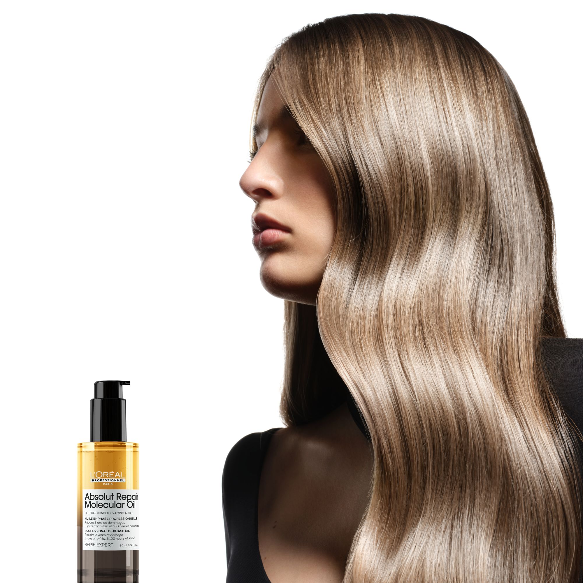 Absolut Repair Molecular Oil matu atjaunojošā eļļa Matu eļļas un līdzekļi