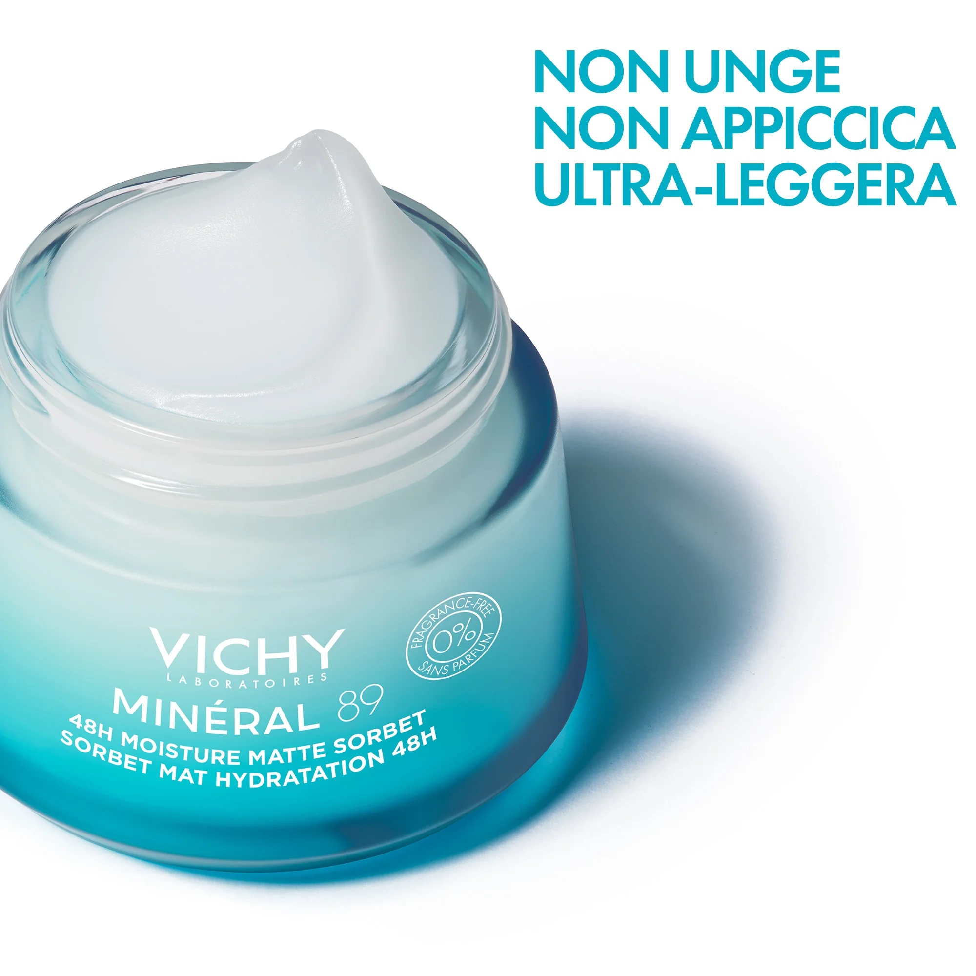VICHY Vichy Mineral 89 crème voor de vette huid 50 ml hydraterend