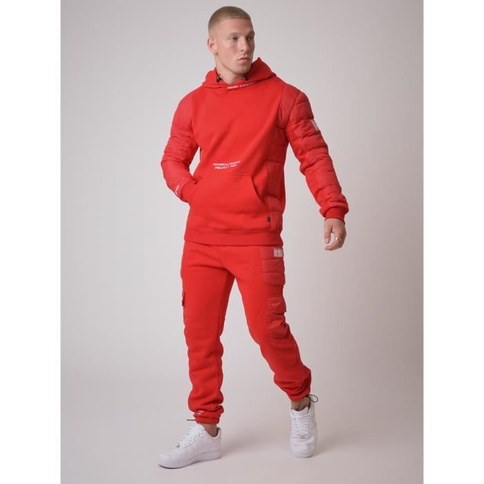 Bas de jogging matelassés PROJECT X PARIS pour homme - Rouge