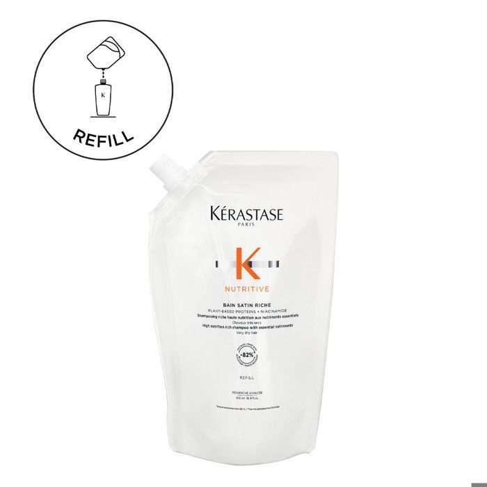 Kerastase Nutritive Bain Riche Refill 500ml - eco-refill nourishing shampoo