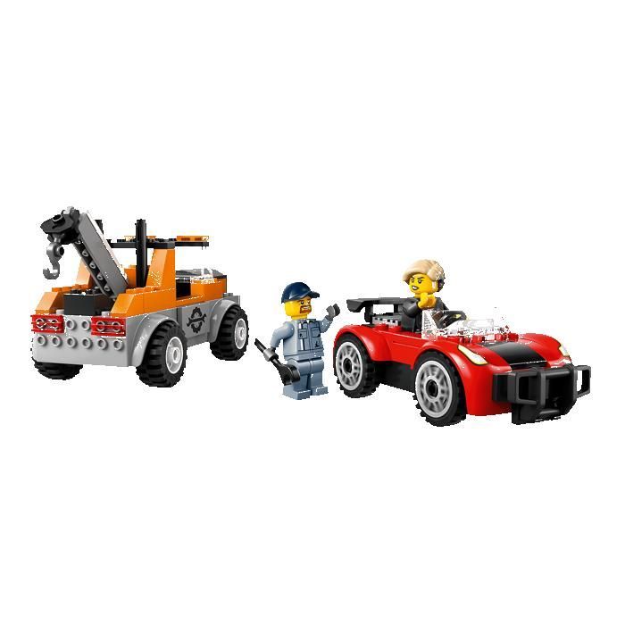 LEGO City 60435 Bärgningsbil och Sportbil Presenter Leksaker Samlarobjekt 4+