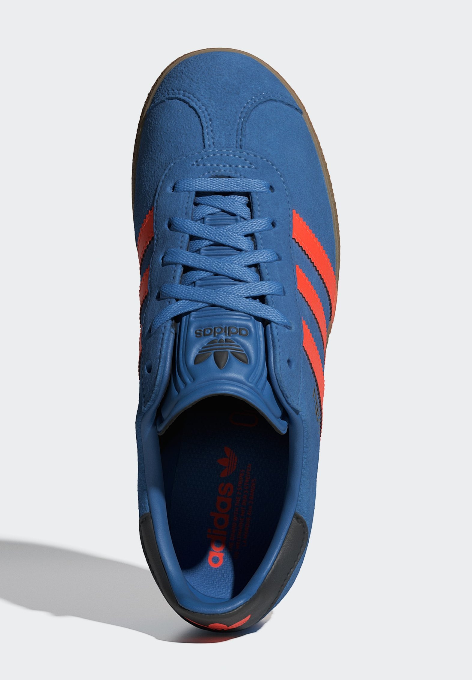 adidas Originals GAZELLE KIDS - Joggesko - focus blue solar orange core black
