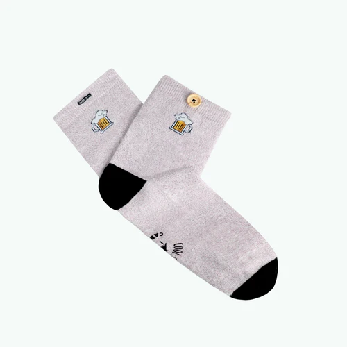 Cabaia Sidonie & Enzo lila Lurex-Socken