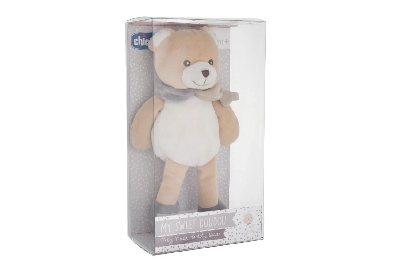 CHICCO Chicco Meu Doce Jogo Doudou Meu primeiro ursinho de pelúcia para recém-nascidos