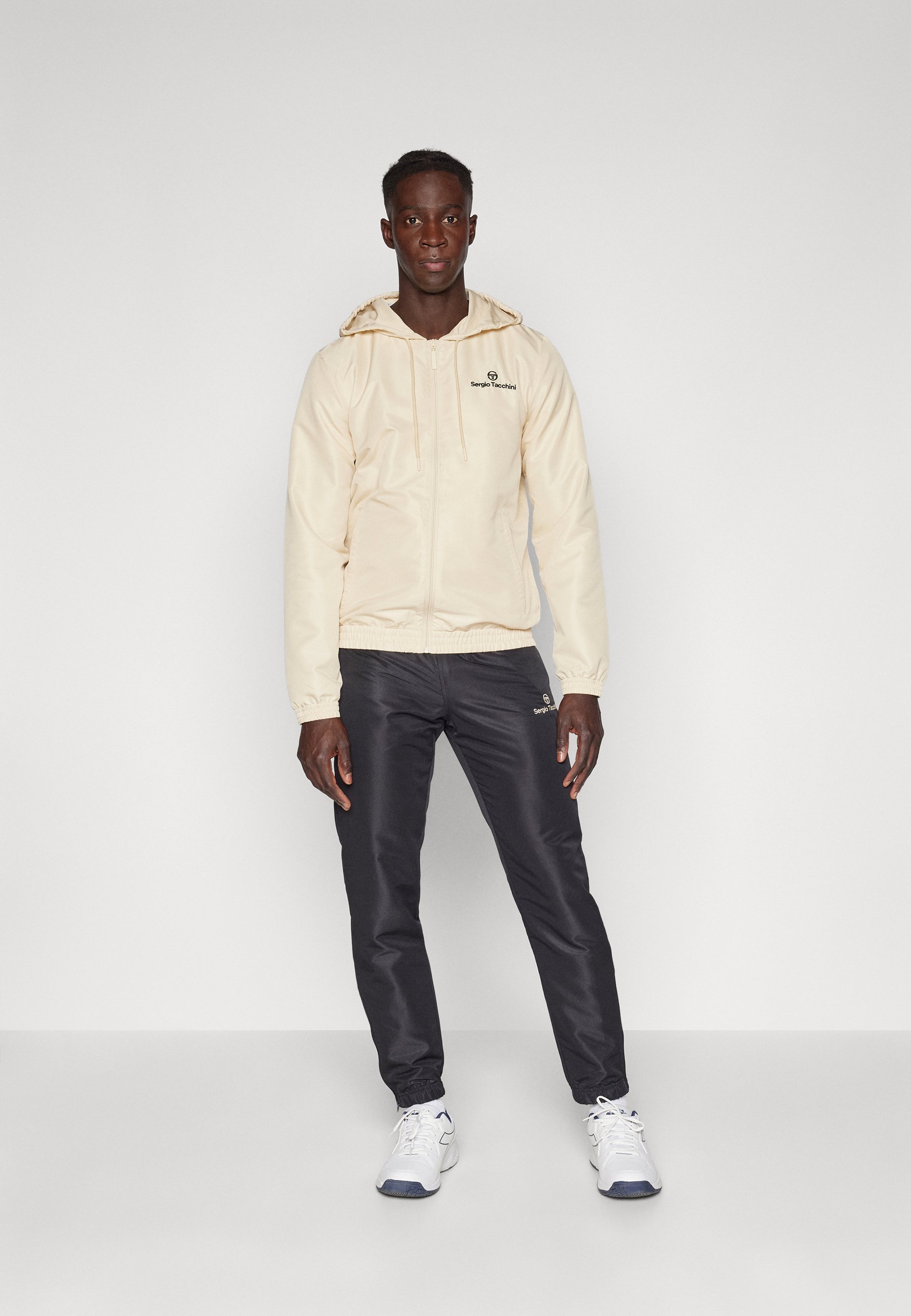 CARSON HOODIE TRACKSUIT SET - Treningsdress - black/wood ashSergio Tacchini