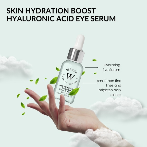 Warda Skin Hydration Boost Hyaluronihappo -silmäseerumi 15 ml