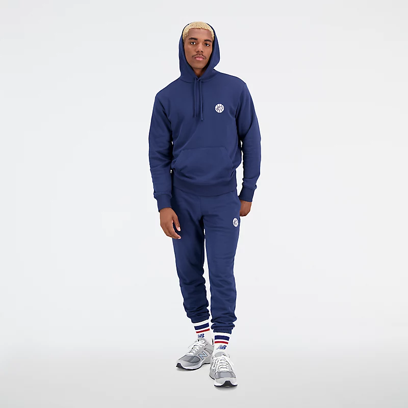NB Hoops Essentials Fundamental Hoodie für Herren – NB NAVY
