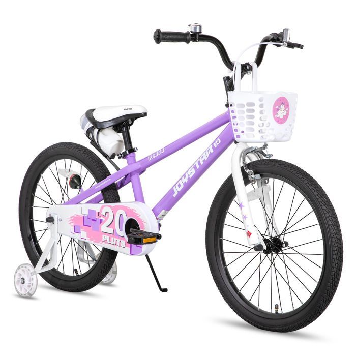Kinderfiets - JOYSTAR - 50 cm - Lichtgevende zijwieltjes - Inclusief bidonhouder